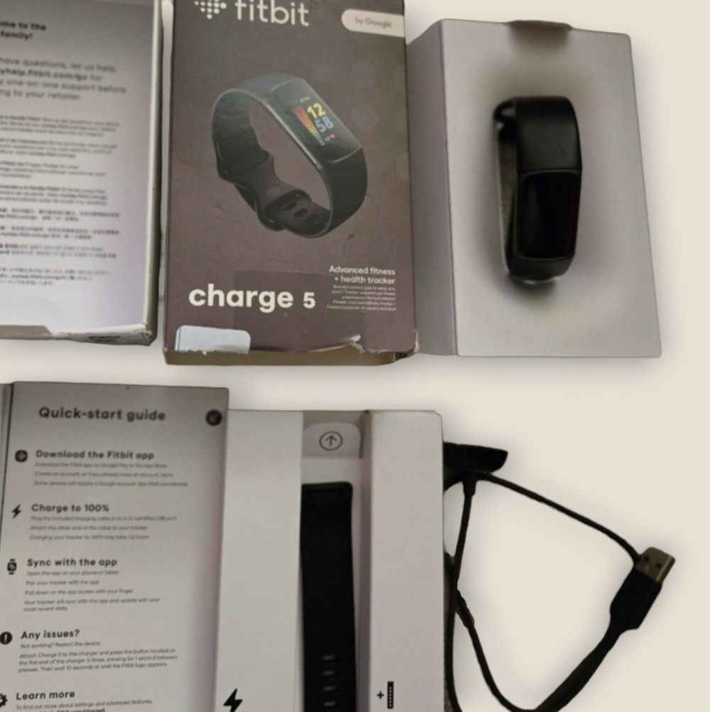 Fitbit Charge 5 Health Tracker Black